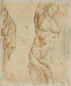 Studies of Antique Sculptures by Giovanni da Udine