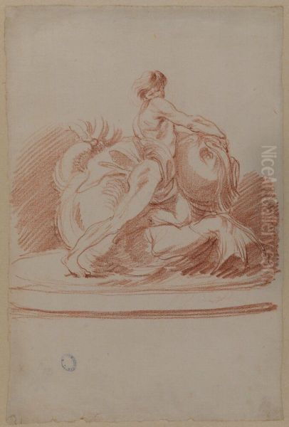 Tobias and the Fish, I, Study for a Sculpture - view 1