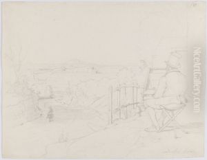 An Artist Working in the Roman Campagna An Artist Working in the Roman Campagna