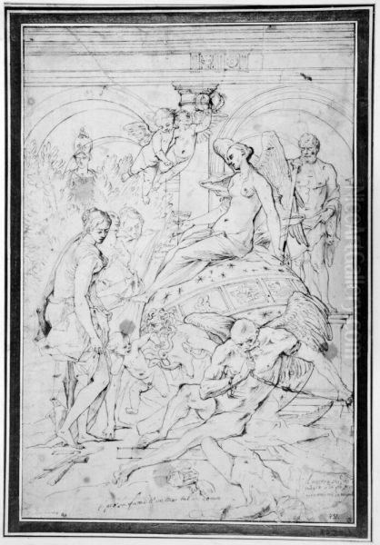 Allegory of the Arts by Pietro Testa