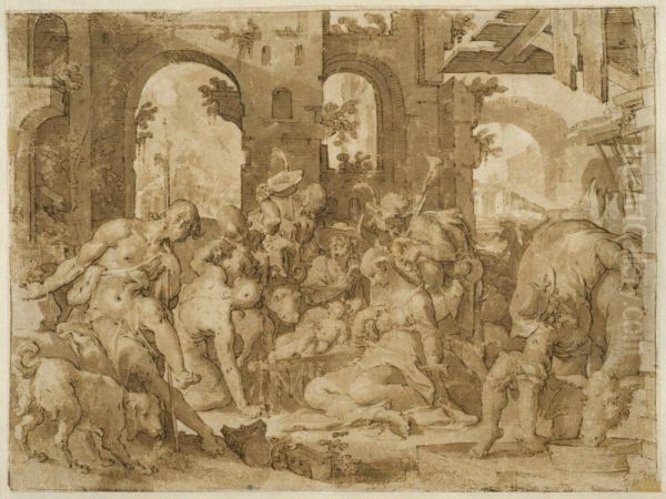 Adoration of the Shepherds - view 1