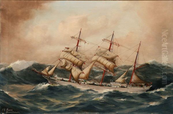 The barque 'Inverlyon' - view 1