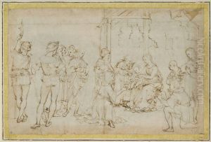 The Adoration of the Magi by Raphael