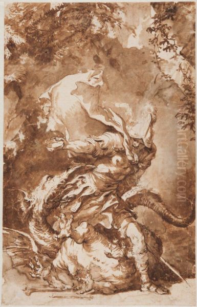 Jason Bewitching the Dragon - view 1