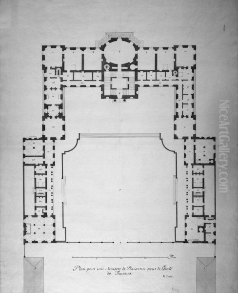 Roissy, plan av bottenvaningen - view 1
