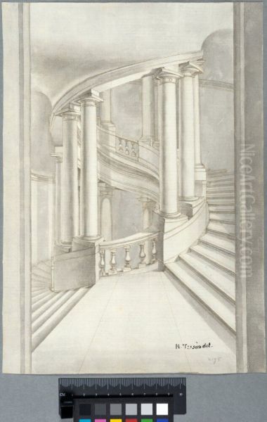 Den ovala trappan i Palazzo Barberini - view 1