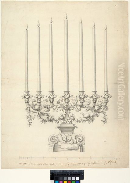 Candelabrum for the Royal Palace Chapel of Stockholm - view 1