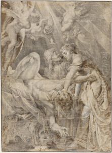 Judit och Holofernes by (studio of) Rubens, Peter Paul