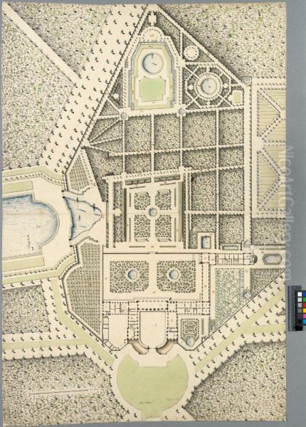 Plan of the Grand Trianon with Gardens - view 1