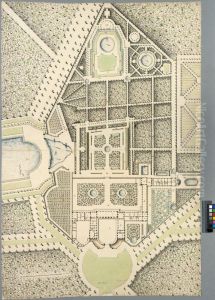 Plan of the Grand Trianon with Gardens by Andre Le Notre