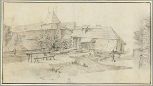 Lantbruksbyggnad by Paulus Van Vianen