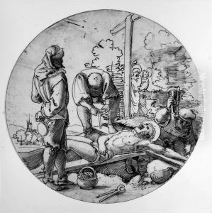 Korsfastelsen by Hans Sebald Beham