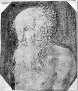 Brostbild av gammal man by Hans Baldung Grien