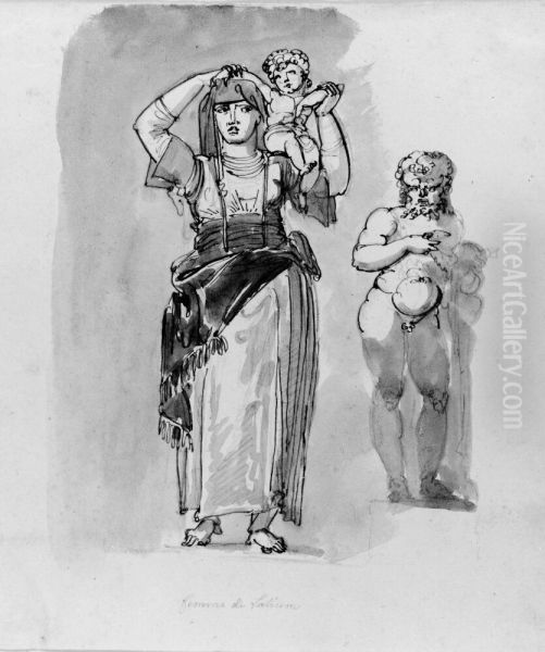 Femme di Latium och faun - view 1