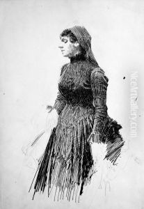 Kvinnoportratt by Anders Zorn