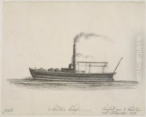 Angbat om tva hastar vid Filipstad by August Winqvist