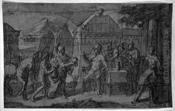 Alexander mottager Aristons huvud? - view 1