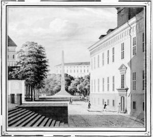 Bondkyrkan, Odinslund, Carolina rediviva och Gustavianum. Motiv fran Uppsala