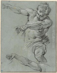 Study of a Male Nude by Francois Boucher