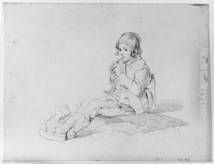 Boy Blowing a Whistle Boy Blowing a Whistle