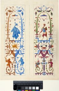 Two Designs for Door or Wall Decorations by Claude III Audran