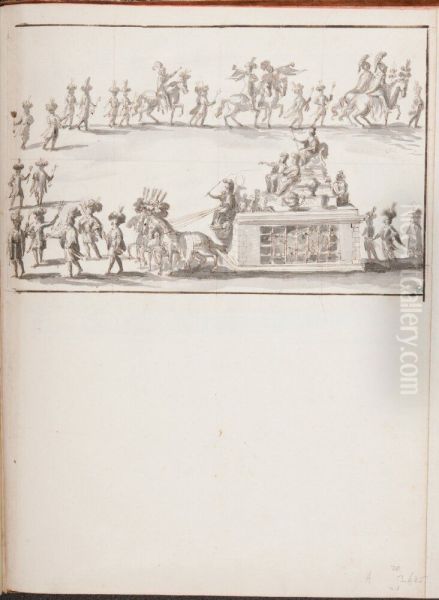 Festtag med Maria Mancini som fortrollerska, Rom 1669 - view 1
