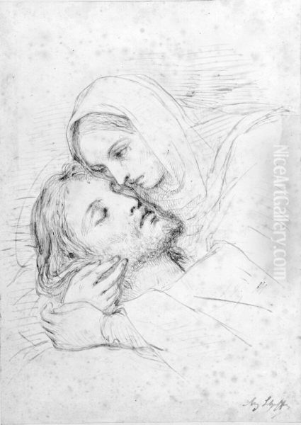 Maria med den dode Kristus - view 1