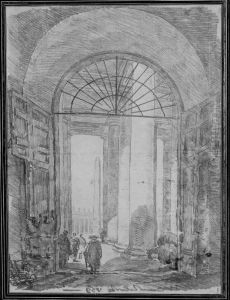 Berninis portal, Piazza San Pietro, Rom