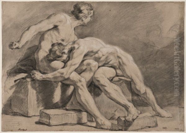 Two Male Nudes - view 1