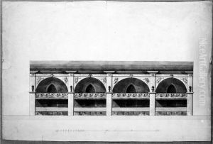 Forslag till dekor vid Gustav IV Adolfs kroning i Norrkoping Forslag till dekor vid Gustav IV Adolfs kroning i Norrkoping