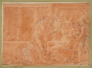 Odysseus tvattar sina hander