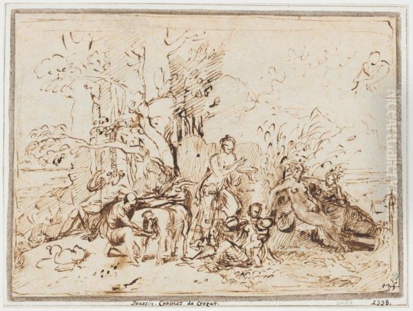 Nourishment of Zeus (Jupiter) - view 1