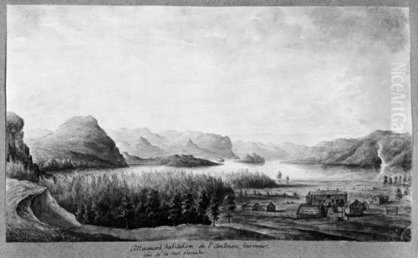 Altengaard, habitation de l'Amtman, Gouverneur pres de la mer glaciale - view 1