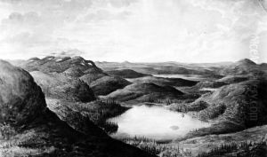 Vue du Mont Pallas, prise du haut du Kaimia Tunduri by Anders Fredrik Skjoldebrand