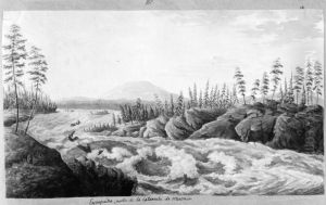Eyanpaika, partie de la Cataracte de Muonio by Anders Fredrik Skjoldebrand