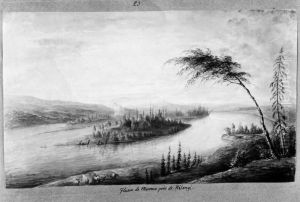 Fleuve de Muonio pres de Kilangi