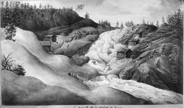 Cataracte de la riviere de Kyro - view 1