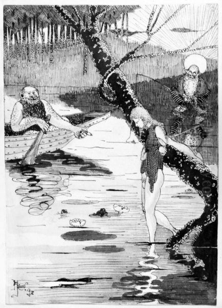 Illustration till Strindbergs "Tersitus" - view 1