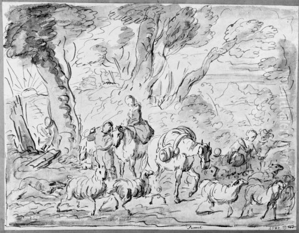 Farhjord med herdar - view 1