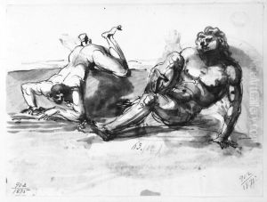 Figurstudie by Johan Tobias Sergel