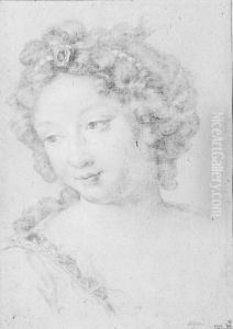 Portratt av Madame la Dauphine by Pierre Mignard I