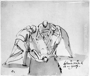 Illustration till visan "Pa lifvets modosamma strat". Forsta versen 5. "bestamda malet ar en grav" Illustration till visan "Pa lifvets modosamma strat". Forsta versen 5. "bestamda malet ar en grav"