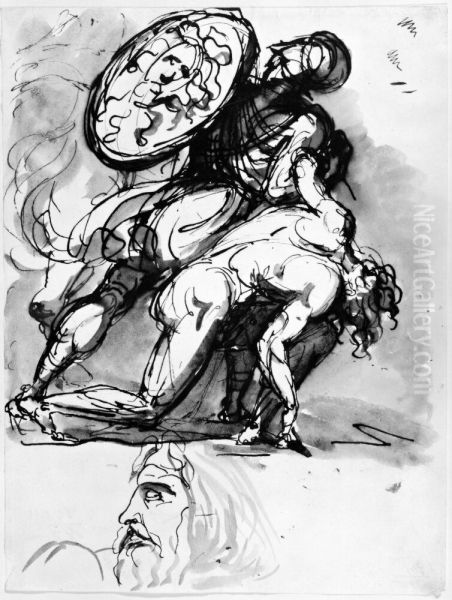 Menelaos och Patroklos - view 1
