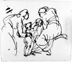 Figurstudie by Johan Tobias Sergel