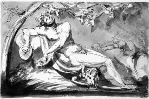 Skiss till sorjande Svea by Johan Tobias Sergel