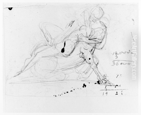 Kentaur och nymf - view 1