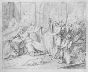 Josefs broder uppvisa hans blodiga rock for fadern by Johan Tobias Sergel