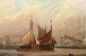 Fishing Vessels On A Calm Sea