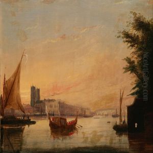 View Ofthe Thames Looking Across To Westminster