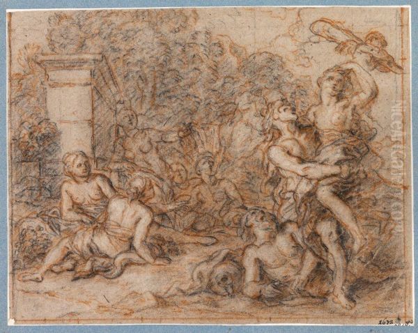 Hercules, Deianeira and Achelous - view 1